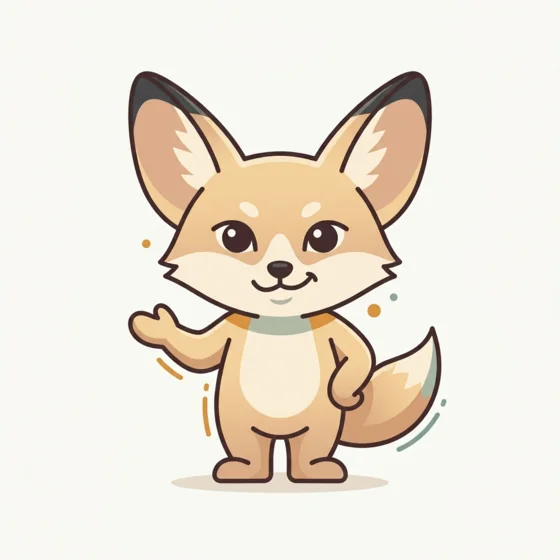 Fennec, la mascotte du CRM Fennec
